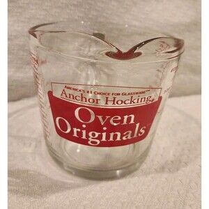 Anchor Hocking Oven Originals 4 Cup 1 Liter 1 Quart Glass Measuring Cup